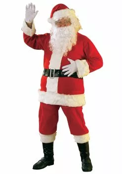 Rubies Costume Co. Inc Flannel Santa Suit Costume