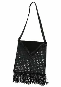 Fun Costumes Flapper Black Sequined Purse