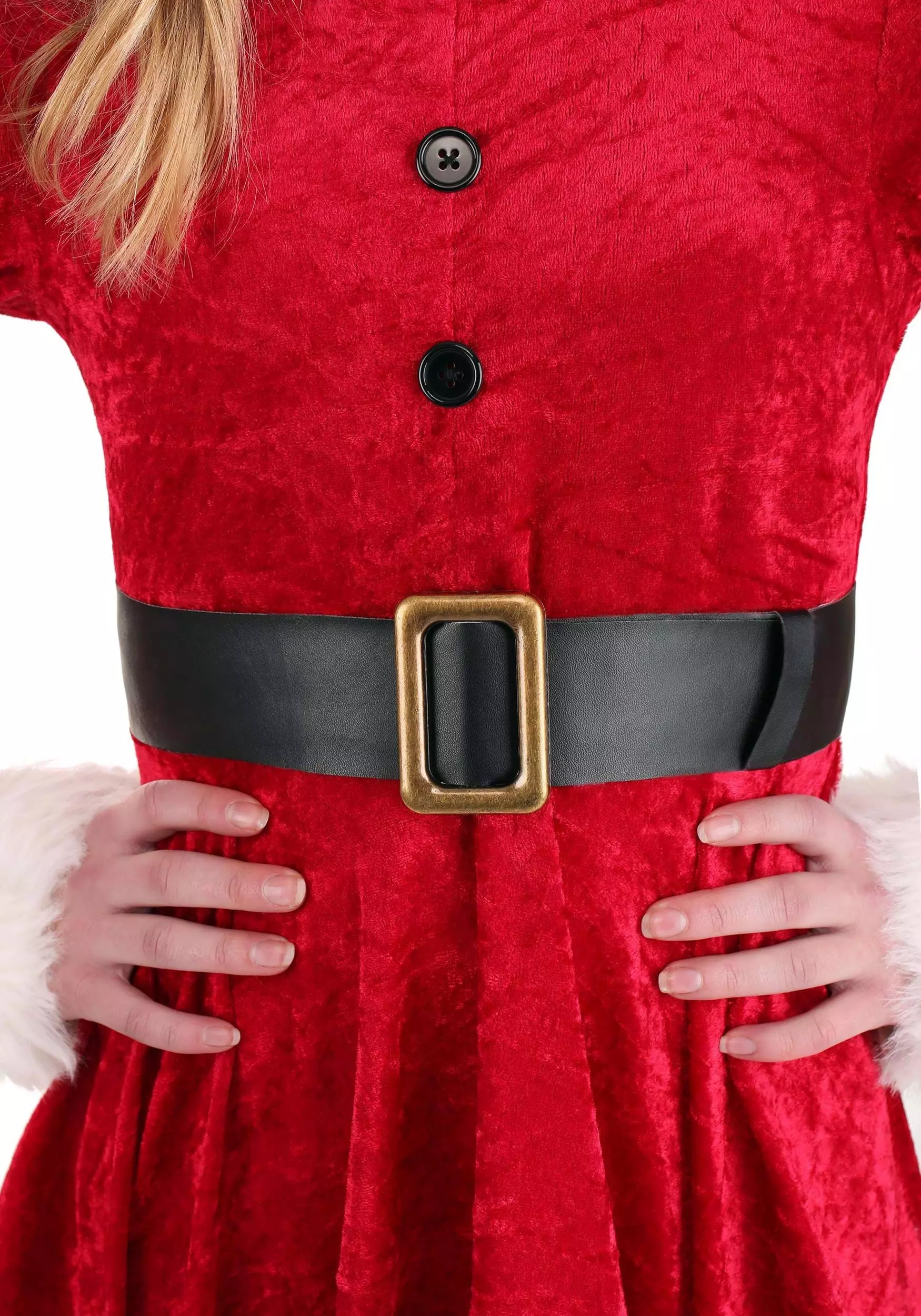 Fun Costumes Girl Mrs. Claus Costume 4 Fun Costumes Girl Mrs. Claus Costume - Image 4