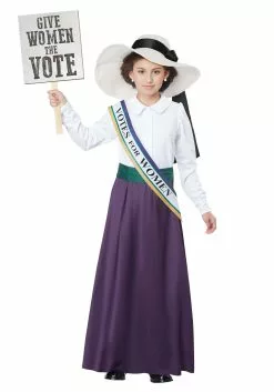 California Costume Collection Girls American Suffragette 1920's Costume