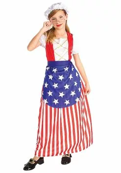 Forum Novelties, Inc Girls Betsy Ross Costume