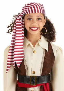 LF Products Pte. Ltd. Cavalier Buccaneer Girl's Costume -Cheap Holiday Costumes Store girls cavalier buccaneer costume alt 2