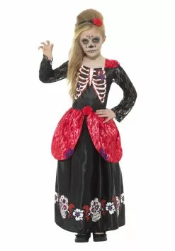 Smiffys Day Of The Dead Girl's Costume