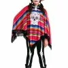 Fun Costumes Day Of The Dead Girl's Poncho Costume
