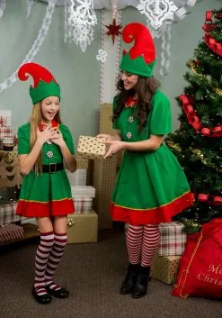 Fun Costumes Girls Holiday Elf Costume -Cheap Holiday Costumes Store girls holiday elf costume 2