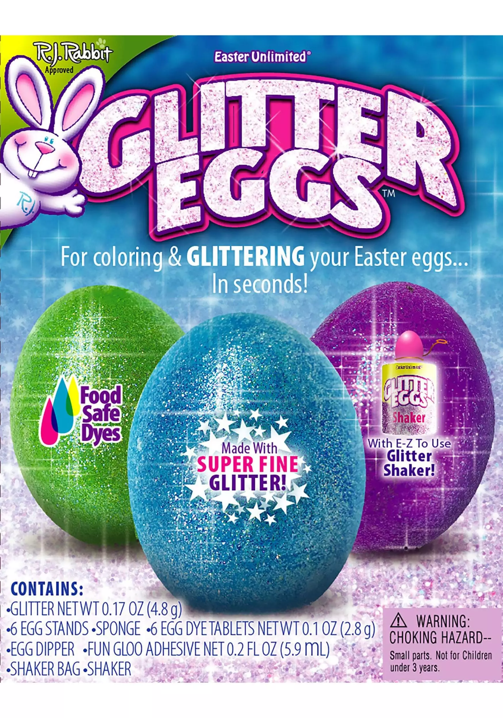 Fun World Glitter Egg Decorating Kit 1 Fun World Glitter Egg Decorating Kit