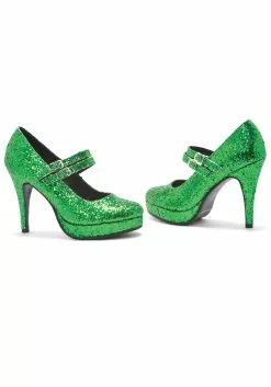 Ellie Green Glitter Shoes For Women