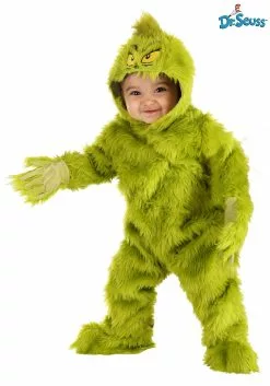 Guangzhou Fashion Travelling Goods Co. Ltd Classic Grinch Jumpsuit Infant Costume