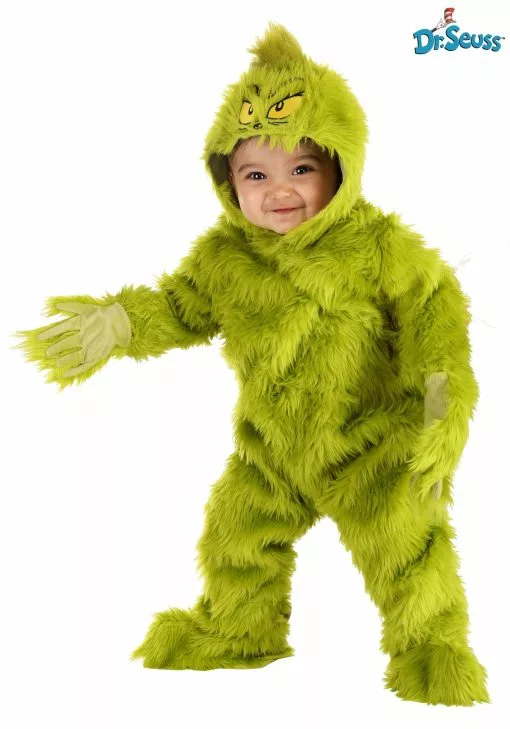 Guangzhou Fashion Travelling Goods Co. Ltd Classic Grinch Jumpsuit Infant Costume -Cheap Holiday Costumes Store infant classic grinch jumpsuit costume