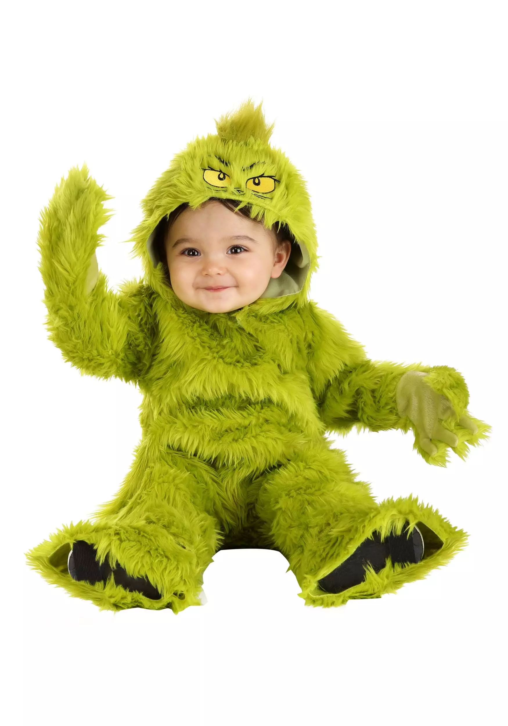 Guangzhou Fashion Travelling Goods Co. Ltd Classic Grinch Jumpsuit Infant Costume 2 Guangzhou Fashion Travelling Goods Co. Ltd Classic Grinch Jumpsuit Infant Costume - Image 2