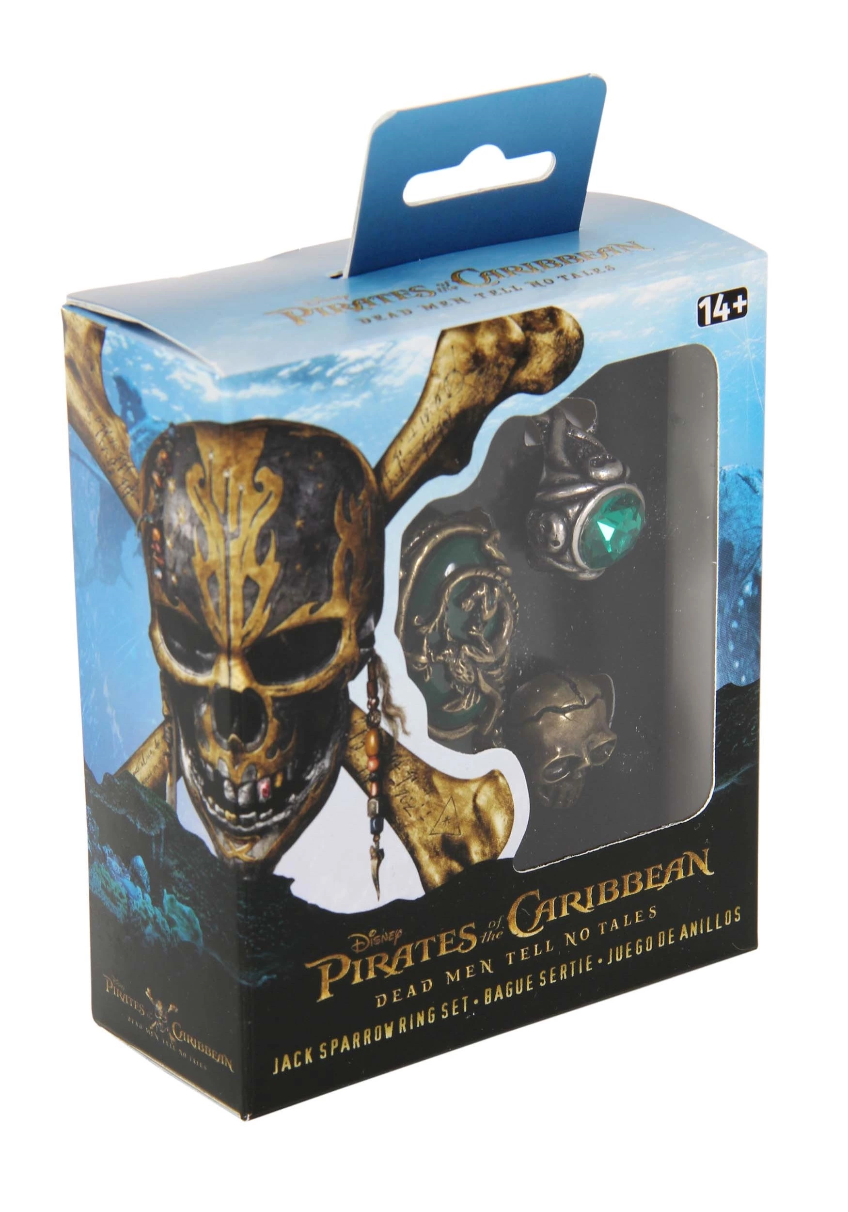 Elope Disney Jack Sparrow Ring Accessory Set 2 Elope Disney Jack Sparrow Ring Accessory Set - Image 2