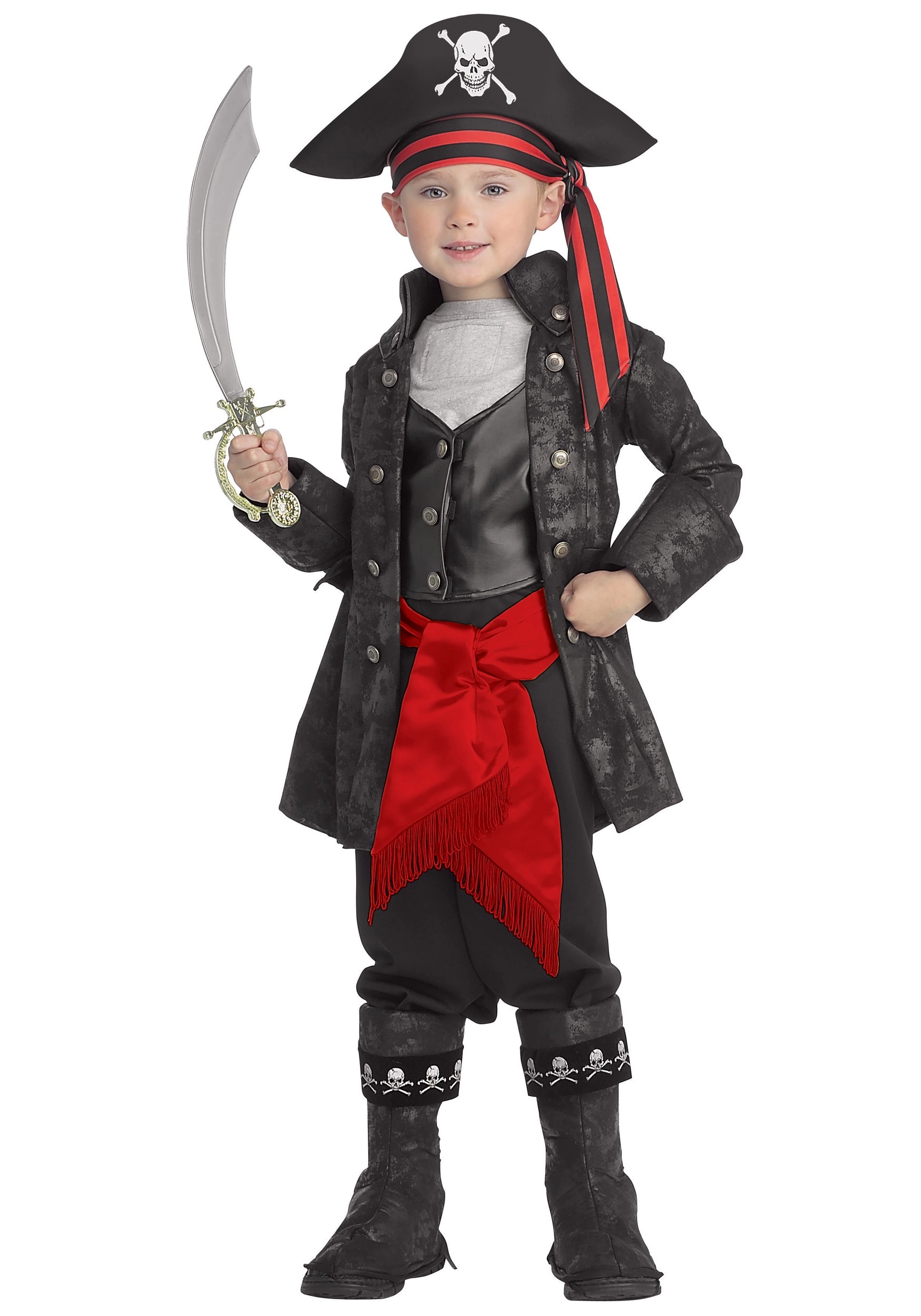 Rubies Costume Co. Inc Kid's Captain Black Pirate Costume 1 Rubies Costume Co. Inc Kid's Captain Black Pirate Costume