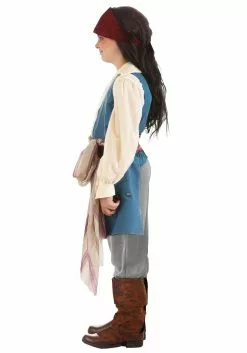 Fun Costumes Captain Jack Sparrow Costume For Kids From Disney's Pirates Of The Caribbean -Cheap Holiday Costumes Store kids captain jack sparrow costume alt 6