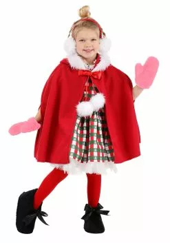 Suzhou Zhongsheng Imp & Exp Co., Ltd Deluxe Storybook Christmas Girl Costume For Toddlers