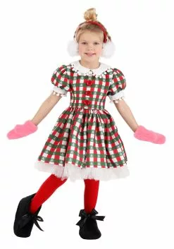 Suzhou Zhongsheng Imp & Exp Co., Ltd Deluxe Storybook Christmas Girl Costume For Toddlers 9 Suzhou Zhongsheng Imp & Exp Co., Ltd Deluxe Storybook Christmas Girl Costume For Toddlers -Cheap Holiday Costumes Store kids deluxe storybook christmas girl costume alt 2