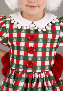 Suzhou Zhongsheng Imp & Exp Co., Ltd Deluxe Storybook Christmas Girl Costume For Toddlers 12 Suzhou Zhongsheng Imp & Exp Co., Ltd Deluxe Storybook Christmas Girl Costume For Toddlers -Cheap Holiday Costumes Store kids deluxe storybook christmas girl costume alt 5