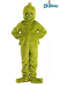 Elope Dr. Seuss Grinch Kid's Open Face Costume