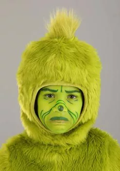Elope Dr. Seuss Grinch Kid's Open Face Costume -Cheap Holiday Costumes Store kids dr seuss grinch open face costume alt 2