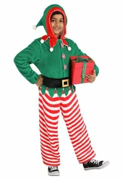 Savvy Garments Elf Kid's Jumpsuit Costume