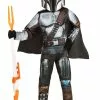 JAZWARES Light Up The Mandalorian Costume For Kids