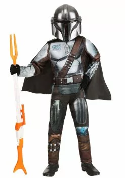 JAZWARES Light Up The Mandalorian Costume For Kids