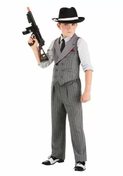Fun Costumes Ruthless Gangster Costume For Kids