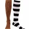 Elope Knee-High Mismatched Pirate Socks For Men
