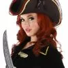 Elope Lady Buccaneer Black Costume Hat