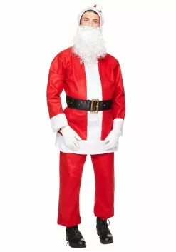 Karnival Costumes Men's Basic Santa Suit Costume