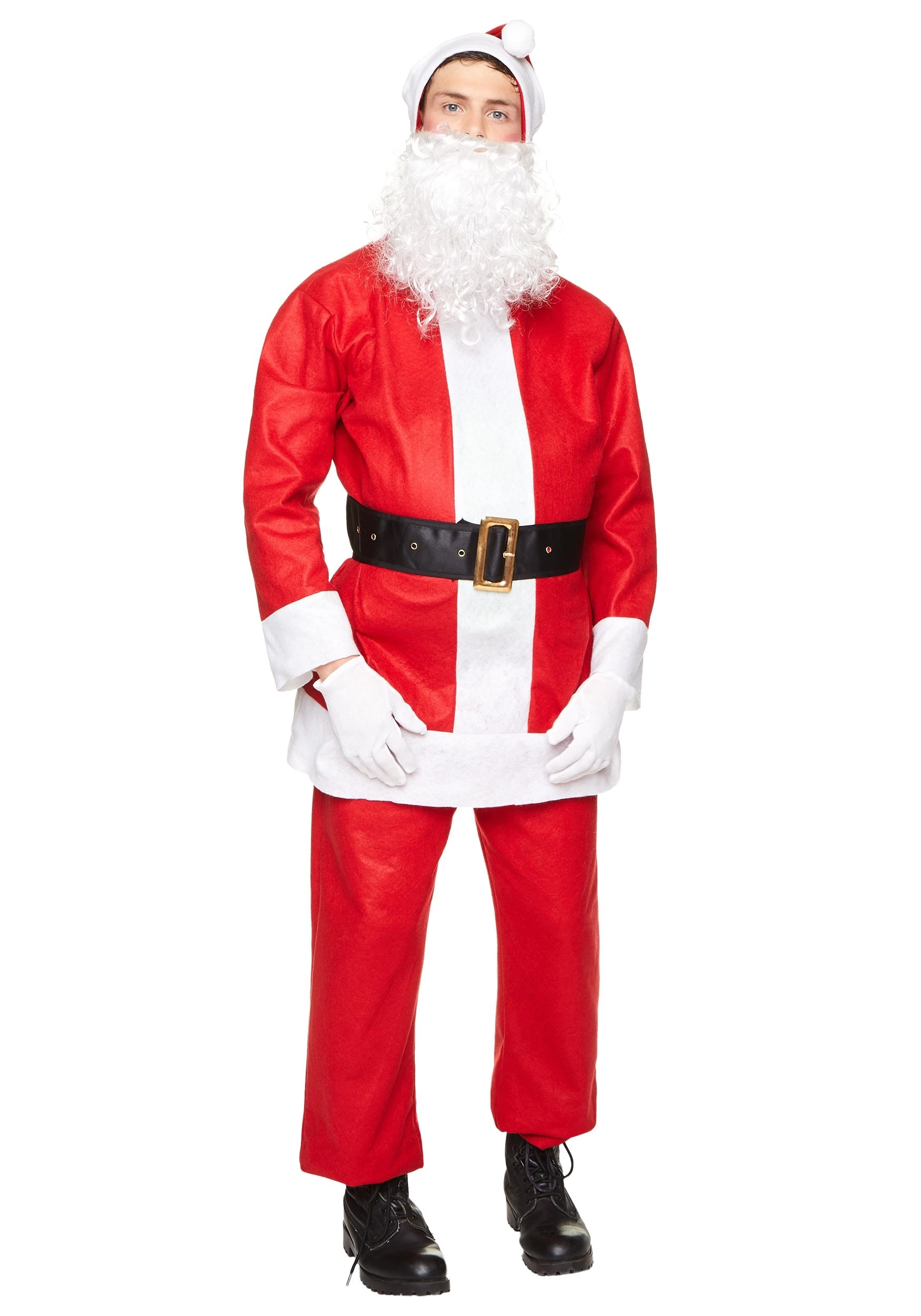 Karnival Costumes Men's Basic Santa Suit Costume 1 Karnival Costumes Men's Basic Santa Suit Costume