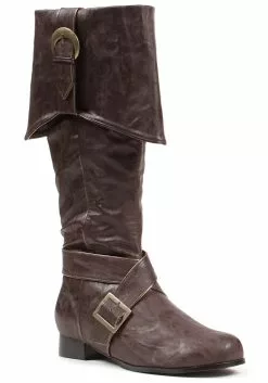 Ellie Brown Buckle Men's Pirate Boots