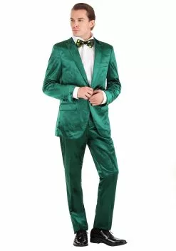 Haizhilan Garment CO., LTD Green Leprechaun Suit Costume For Men