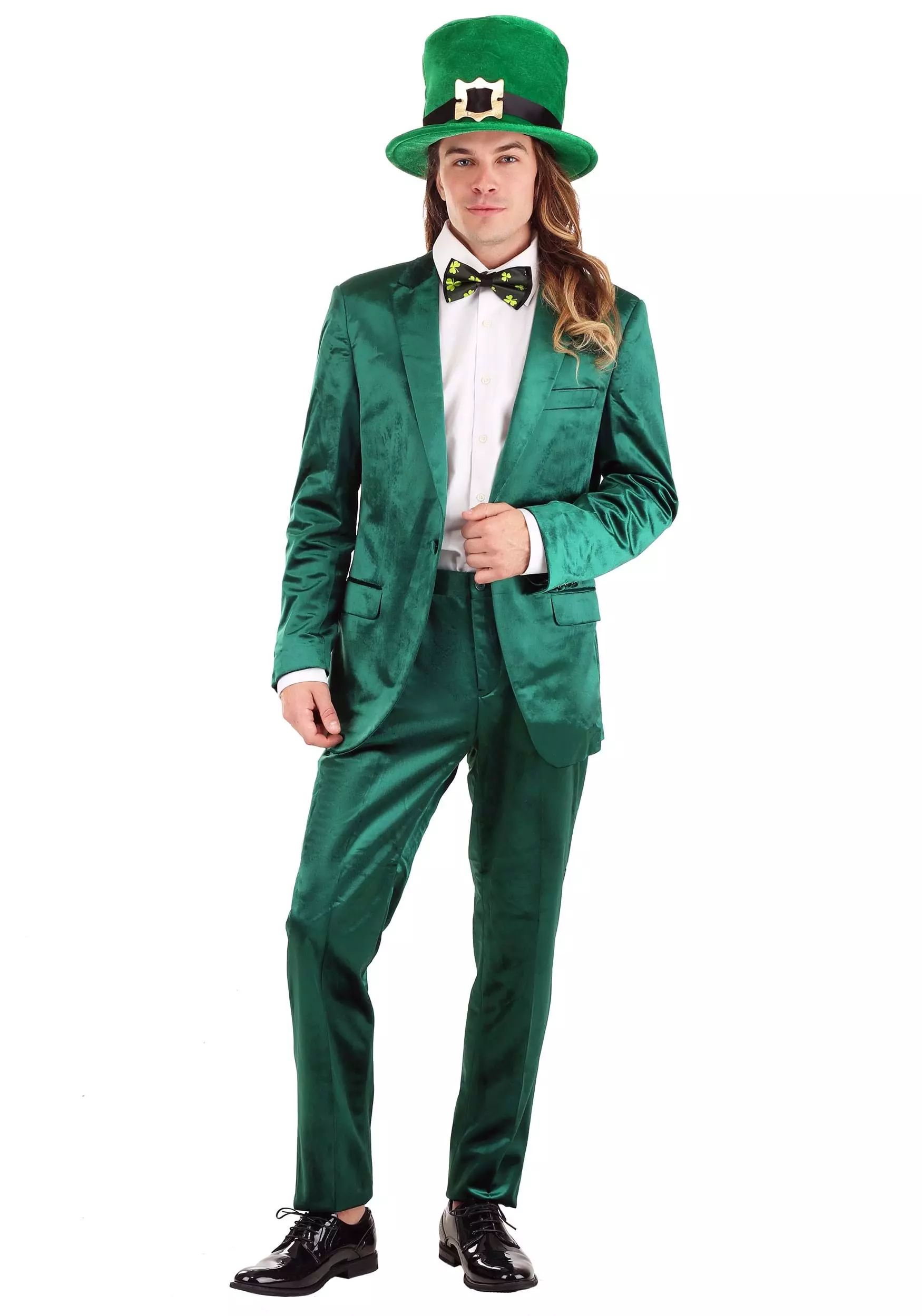 Haizhilan Garment CO., LTD Green Leprechaun Suit Costume For Men 3 Haizhilan Garment CO., LTD Green Leprechaun Suit Costume For Men - Image 3