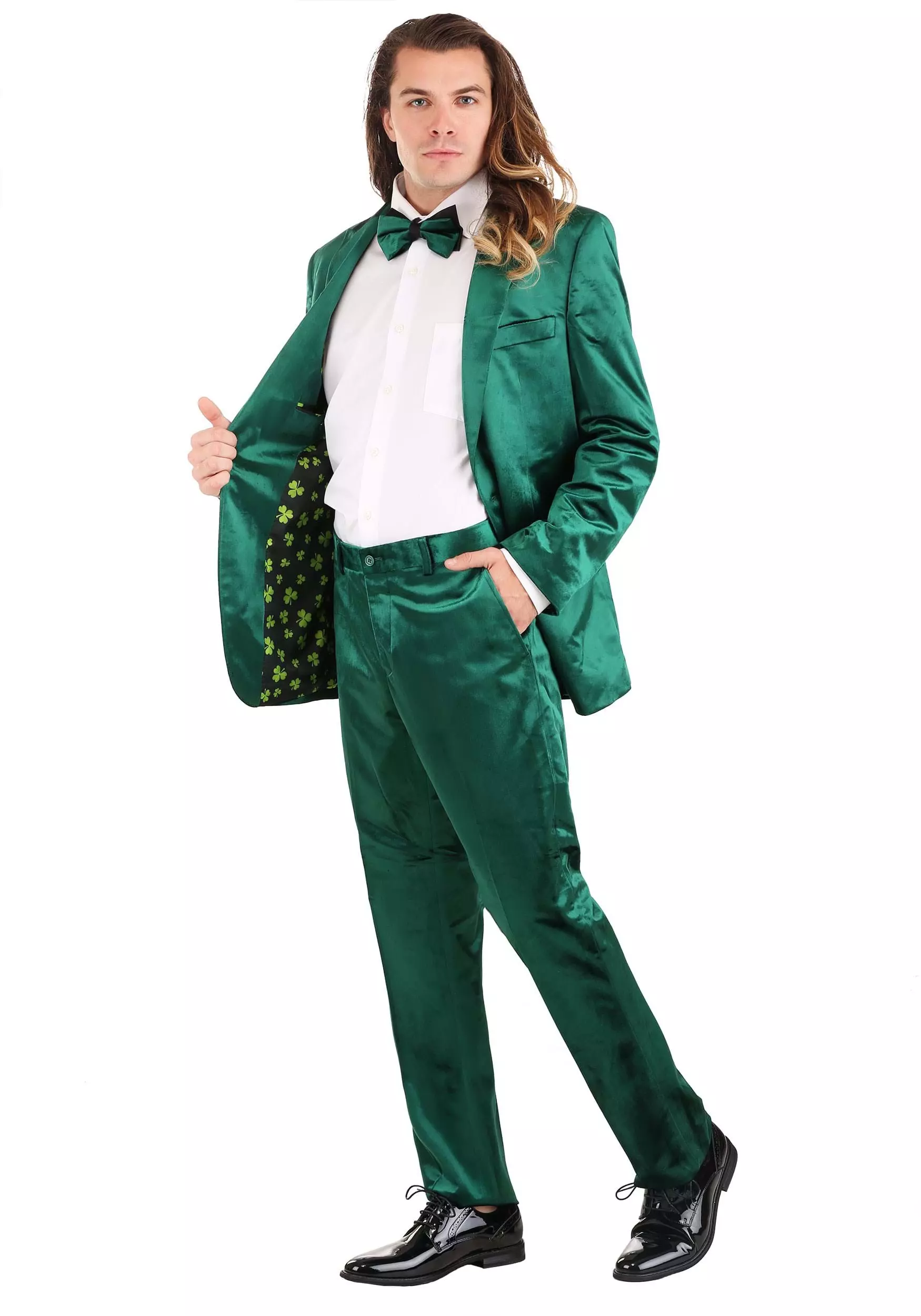 Haizhilan Garment CO., LTD Green Leprechaun Suit Costume For Men 10 Haizhilan Garment CO., LTD Green Leprechaun Suit Costume For Men - Image 10