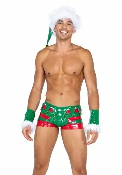 Roma Naughty Holiday Elf Costume For Men