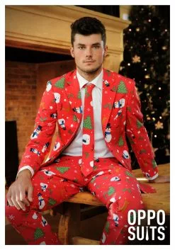 Men's OppoSuits Red Christmas Costume Suit -Cheap Holiday Costumes Store mens opposuits red christmas suit3