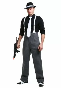 Fun Costumes Men's Plus Size Mafia Underboss Costume