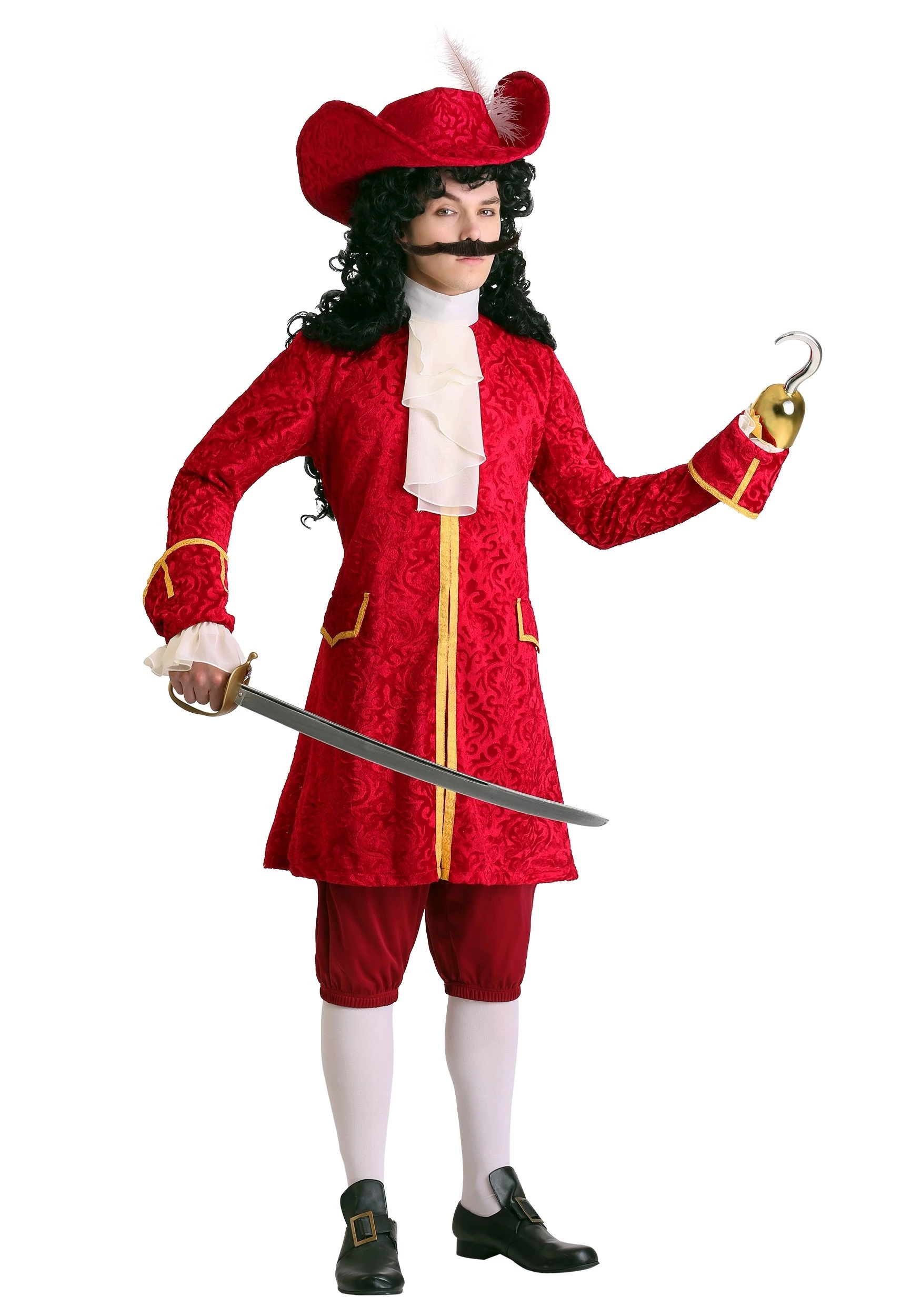 Fun Costumes Plus Size Men's Privateer Pirate Costume 1 Fun Costumes Plus Size Men's Privateer Pirate Costume