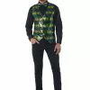 California Costume Collection Sequin Carnival Vest Set For Men