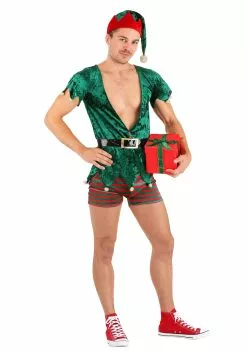 Fun Costumes Sexy Men's Elf Christmas Costume
