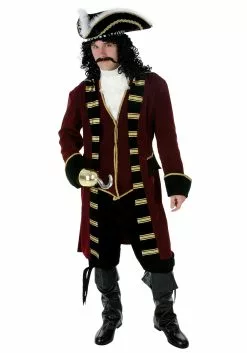 Fun Costumes Deluxe Captain Hook Costume -Cheap Holiday Costumes Store mens ultimate captain hook costume alt 4