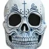 Ghoulish Productions Mexican Catrin Skull Costume Mask