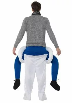 Smiffys Snowman Piggyback Costume -Cheap Holiday Costumes Store piggyback snowman costume alt 2