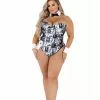 Roma Women's Plus Size Playboy Bunny Cover Girl Costume
