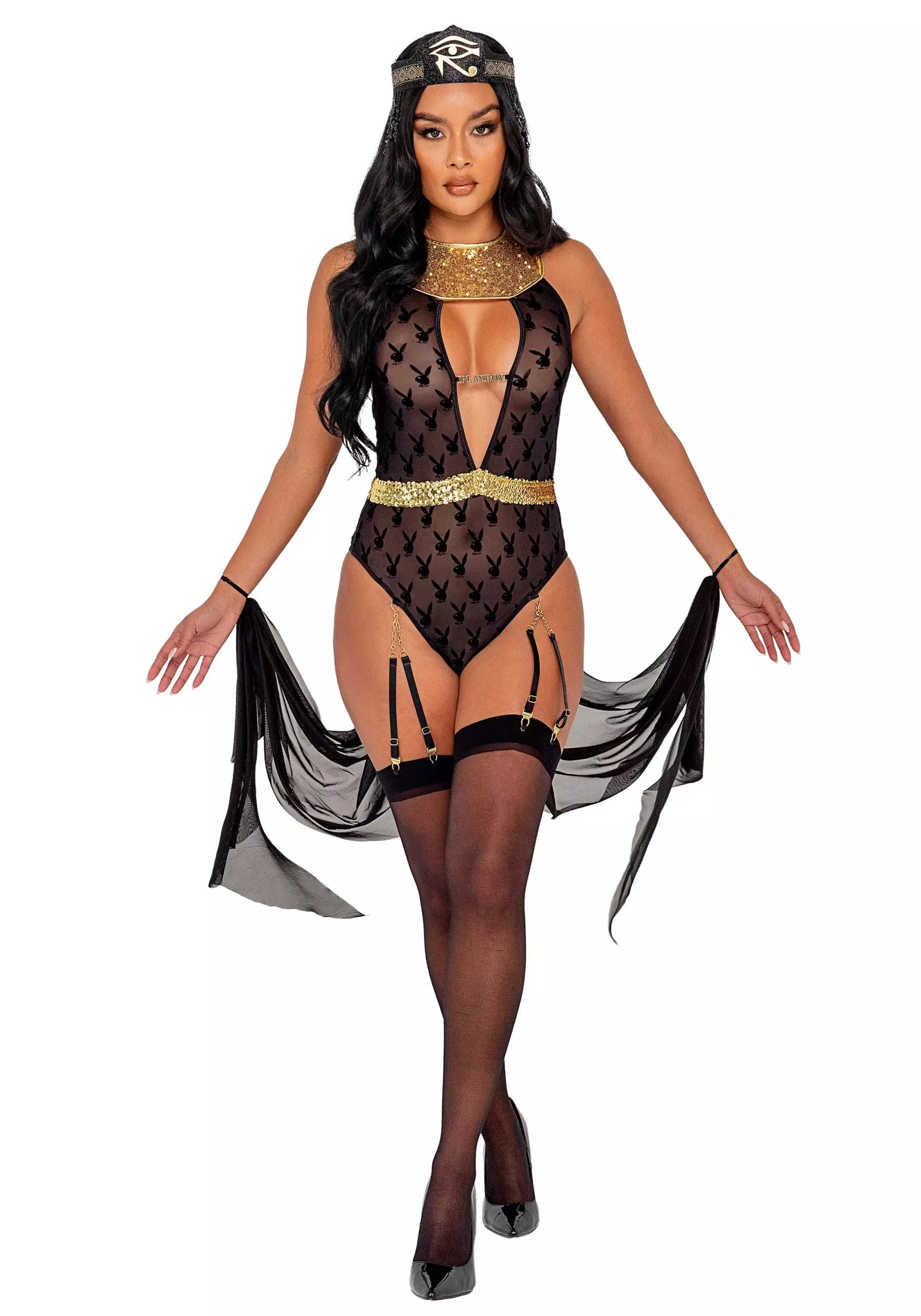Roma Playboy Egyptian Queen Costume For Women 1 Roma Playboy Egyptian Queen Costume For Women