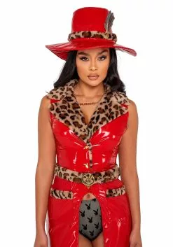 Roma Women's Playboy High Roller Pimp Costume -Cheap Holiday Costumes Store playboy womens high roller pimp costume alt 2