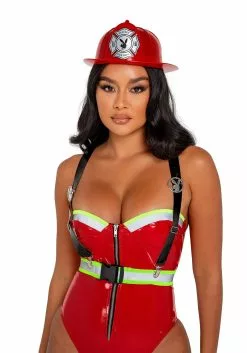 Roma Women's Playboy Smokin' Hot Firegirl Costume 5 Roma Women's Playboy Smokin' Hot Firegirl Costume -Cheap Holiday Costumes Store playboy womens smokin hot firegirl costume alt 2