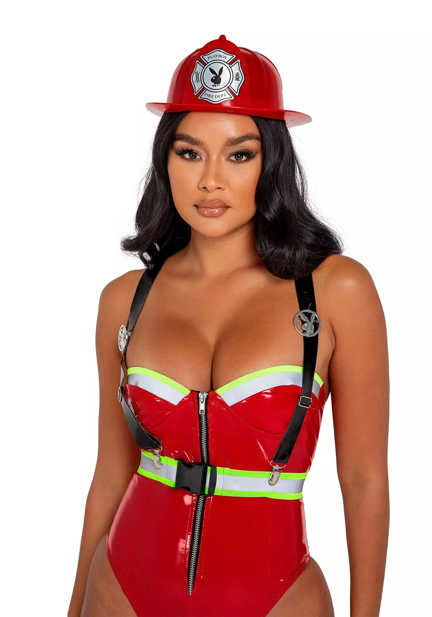 Roma Women's Playboy Smokin' Hot Firegirl Costume 3 Roma Women's Playboy Smokin' Hot Firegirl Costume - Image 3