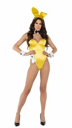 Roma Playboy Yellow Bunny Costume For Women