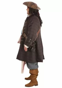 Fun Costumes Captain Jack Sparrow Costume For Plus Size Men From Disney's Pirates Of The Caribbean -Cheap Holiday Costumes Store plus size adult authentic captain jack sparrow cos alt 10